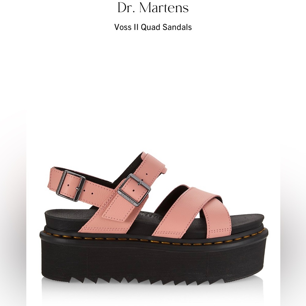 Dr Marten NWOT Peach Voss II Quad Sandals. - Picture 3 of 14